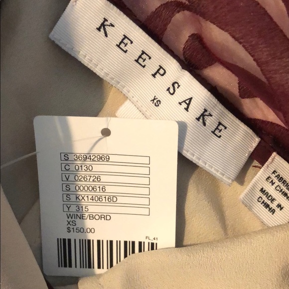 SOLD! Keepsake NWT Romantic Rebel Burnout Lace Dress 💕 - Picture 5 of 8